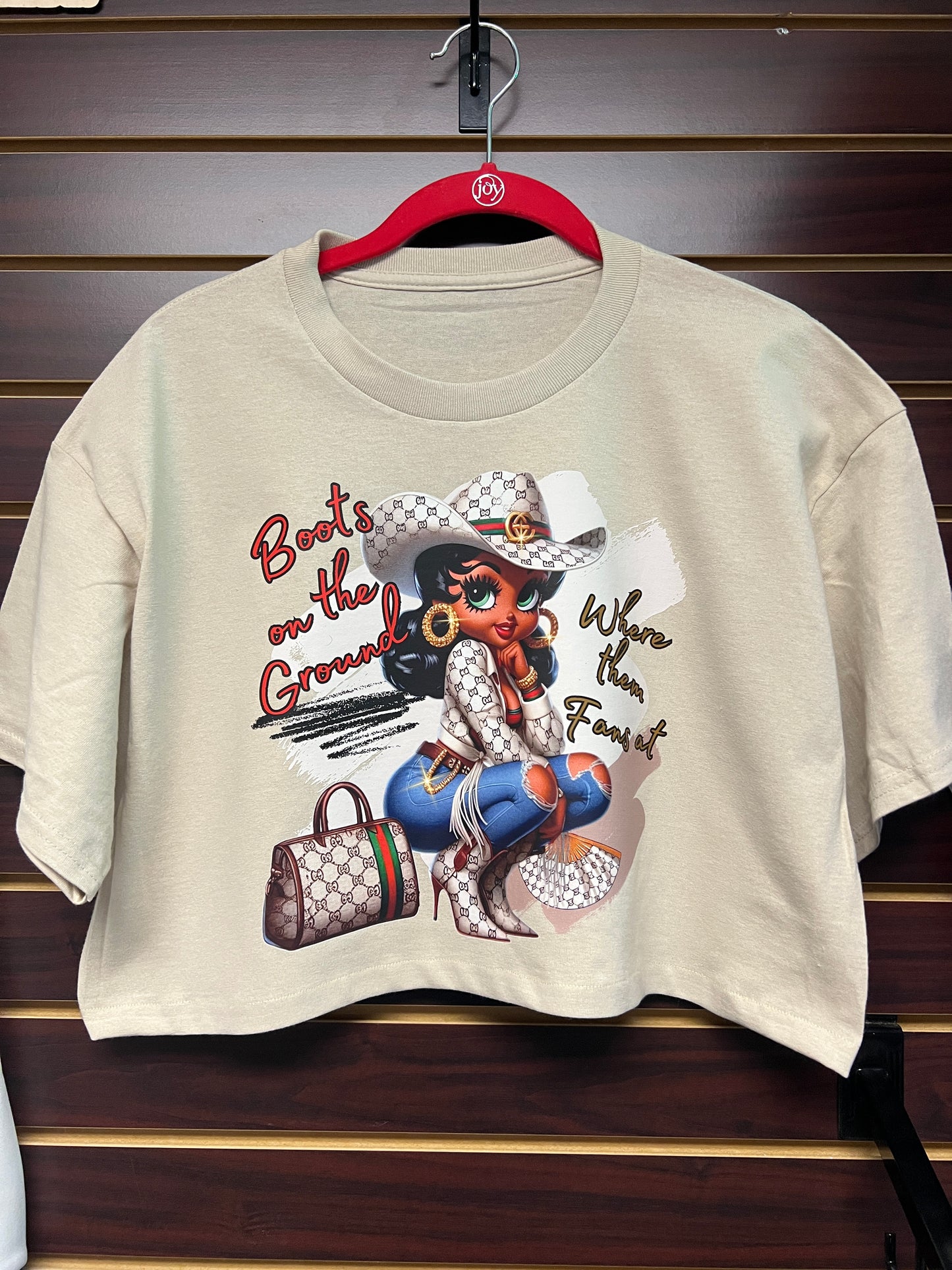 Boots On The Ground Crop Top