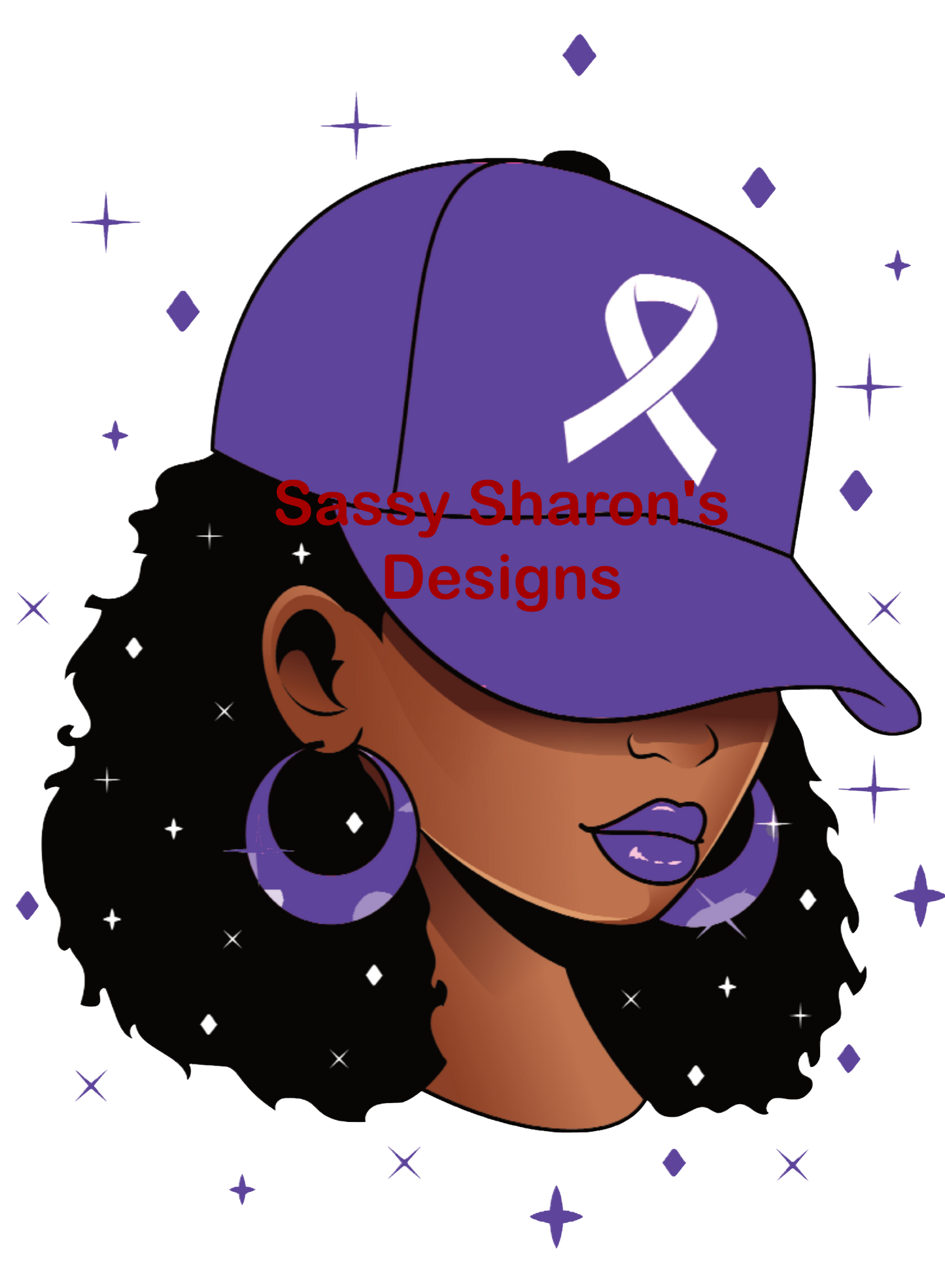 Lady with Purple Cap