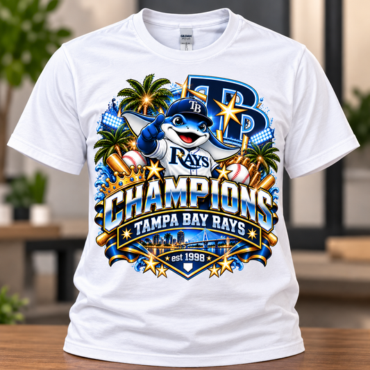 TAMPA BAY RAYS CHAMPION TSHIRT